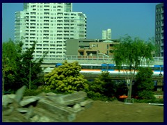  Shinagawa from the bus to Narita